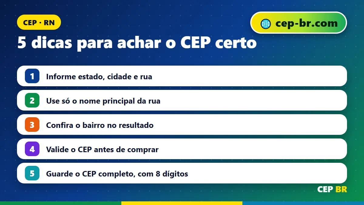 CEP Mossoró RN Centro: dicas para achar o CEP certo